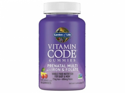 Garden of Life Vitamin Code Prenatal with Iron & Folate 90 gumových bonbónů