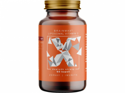 BrainMax Liposomal Vitamin C, Lipozomální Vitamín C, 500 mg, 60 rostlinných kapslí