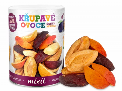 Mixit Švestka Meruňka - Křupavé ovoce 65 g