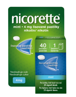 Nicorette Mint 4mg pas.cmp.40