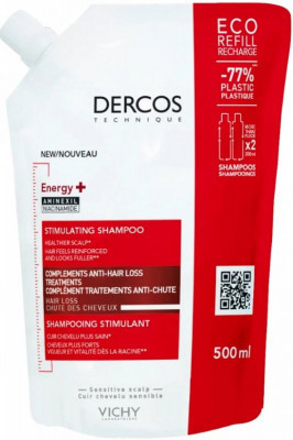 VICHY DERCOS Energy+ šampón náplň 500ml