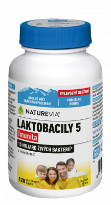 NatureVia Laktobacily 5 Imunita cps.120