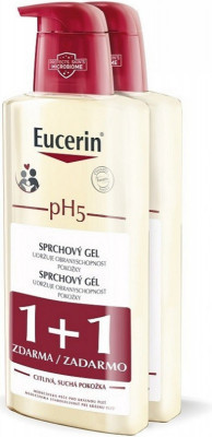 EUCERIN pH5 Sprchový gél 400ml 1+1