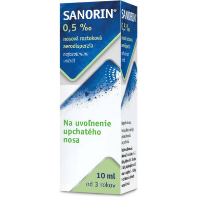 Sanorin 0.5mg/ml nas.spr.sol.1x10ml