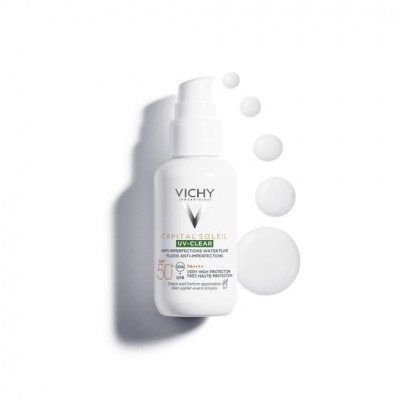 VICHY CAPITAL SOLEIL UV-CLEAR denná starostlivosť SPF50+ 40ml