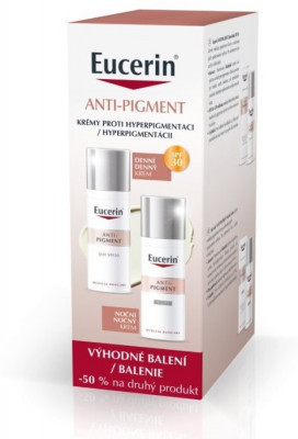 Eucerin AntiPigment denný krém SPF30 + nočný krém 2x50ml 2024