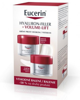 Eucerin HYALURON-FILLER+VOL.denný+nočný krém 2x50ml 2024