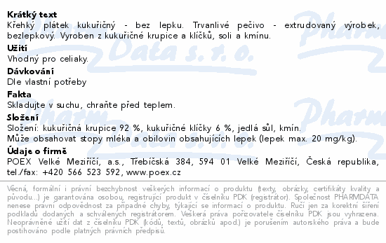 Dexi Křehký plátek kukuřičný 125g