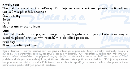 LA ROCHE-POSAY Termálna voda 300ml