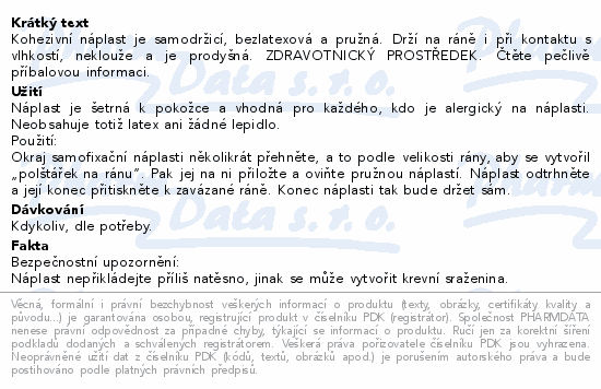 WUNDmed náplast samofixační kohezivní 2.5-4.5m