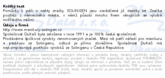 SOLINGEN 184 Pinzeta šikmá