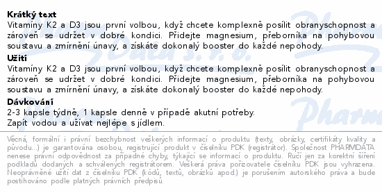 Liposomal Vit.D3+K2 cps.30 NUPREME