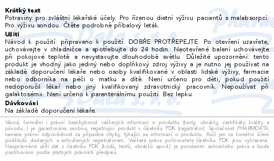 Vital 1.5 kcal vanilková příchuť 1000ml