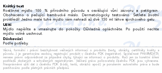 WELEDA Citrusové osvěžující mýdlo 75g