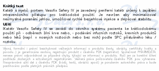 Vasofix Safety 20G 1.1x33mm růžová 50ks