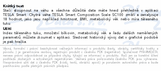 TESLA Smart Composition Scale