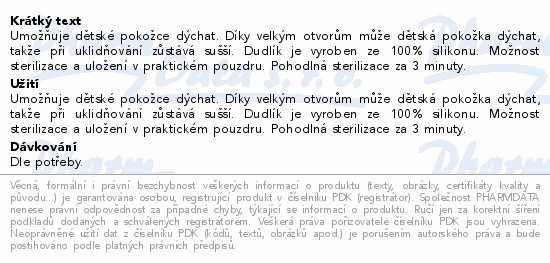 Philips AVENT Šidít.Ultra air 6-18m dív./obr.1ks