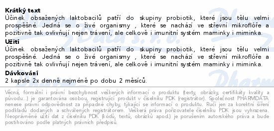 Verra Probiotika pro těhotné ženy cps.60