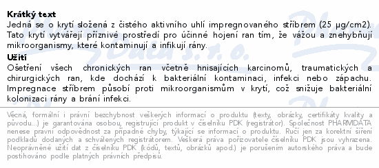 Actisorb Plus 25 krytí 10.5x19cm 10ks