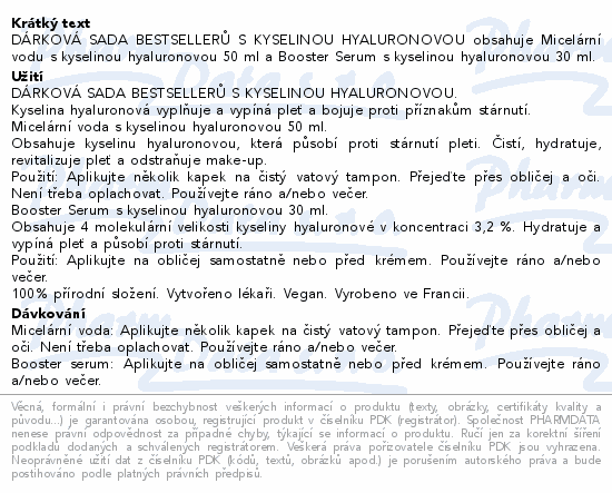 NOVEXPERT Darčeková sada s kyselinou hyalurónovou BIO