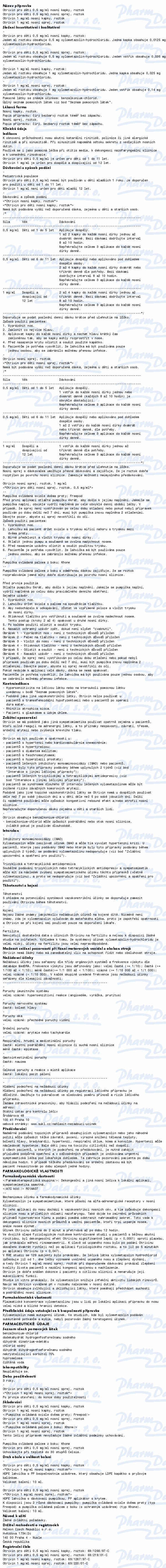 Otrivin 0.5 mg/ml nas.gtt.sol. 1x10 ml CZ