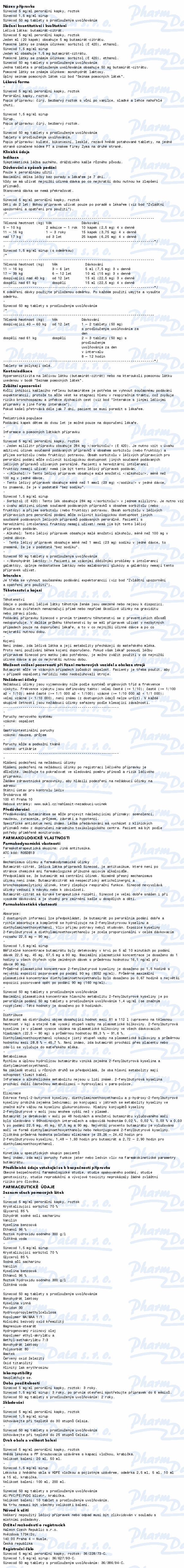 Sinecod 5mg/g por.gtt.sol.1x20ml CZ